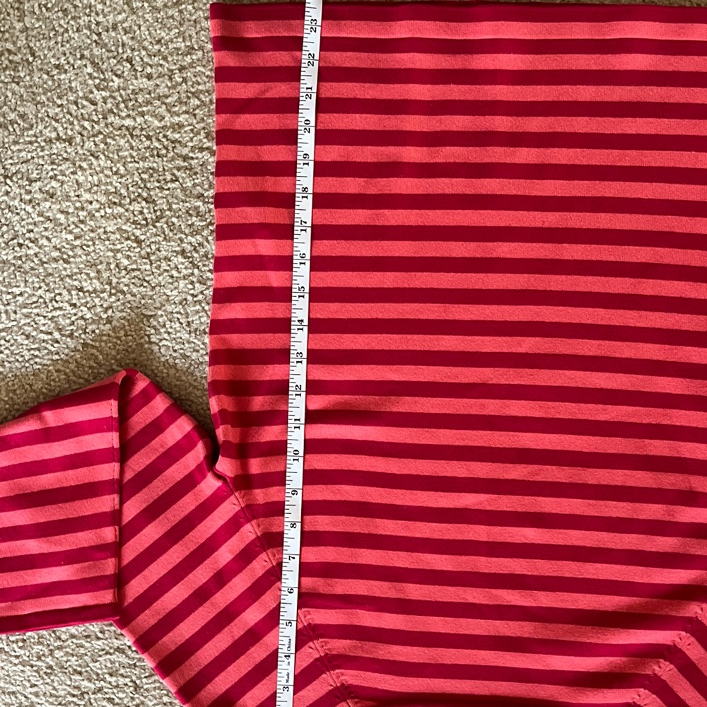 New Talbots Women’s Size Medium Striped Pima Cotton 3/4 Sleeve Sweater - Picture 10 of 13